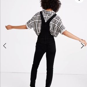 Madewell Skinny Overalls in Lunar Wash - Size XL